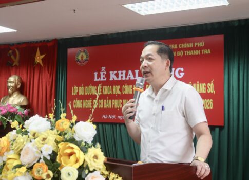 Gần 200 cán bộ Thanh tra Chính phủ tham gia bồi dưỡng kỹ năng số, công nghệ số
