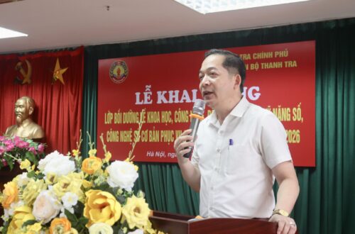 Gần 200 cán bộ Thanh tra Chính phủ tham gia bồi dưỡng kỹ năng số, công nghệ số