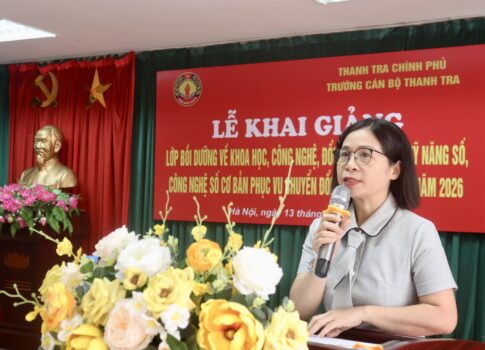 Bồi dưỡng chuyển đổi số cho cán bộ Thanh tra Chính phủ