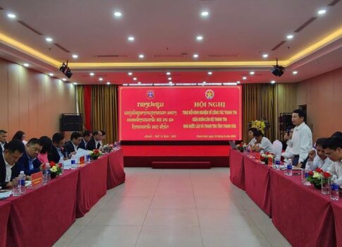 Đoàn Cán bộ Thanh tra Nhà nước Lào thăm và làm việc với Thanh tra Quảng Ninh