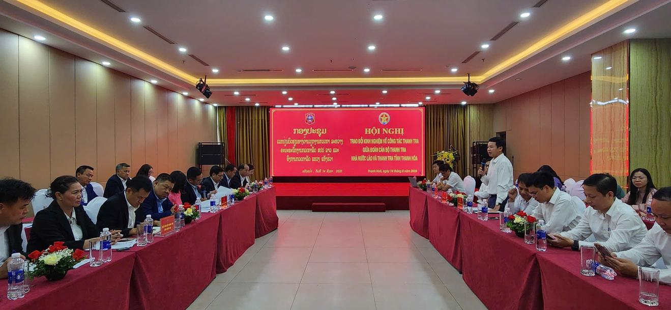 Đoàn Cán bộ Thanh tra Nhà nước Lào thăm và làm việc với Thanh tra Quảng Ninh