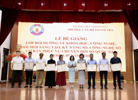 Gần 300 cán bộ Thanh tra Chính phủ hoàn thành lớp bồi dưỡng về chuyển đổi số