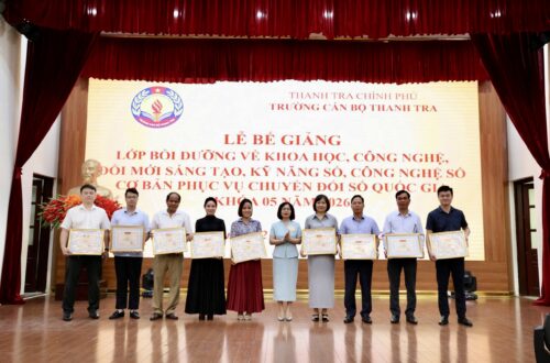 Gần 300 cán bộ Thanh tra Chính phủ hoàn thành lớp bồi dưỡng về chuyển đổi số
