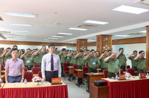 130 cán bộ thanh tra ngành Công an tham gia lớp bồi dưỡng nghiệp vụ thanh tra viên chính