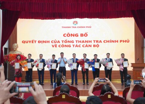 Thanh tra Chính phủ tiếp nhận 9 sĩ quan Công an nhân dân biệt phái