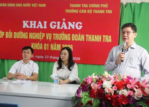 Gần 120 cán bộ thanh tra Ngân hàng Nhà nước tham dự lớp bồi dưỡng nghiệp vụ trưởng đoàn thanh tra