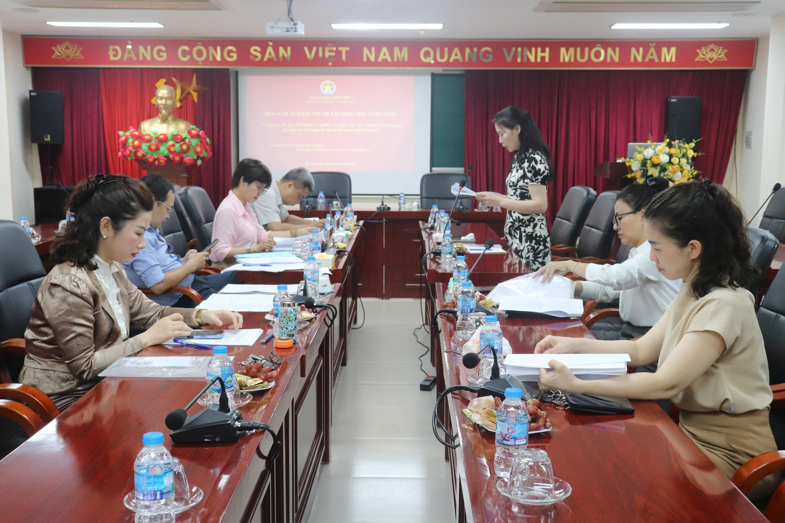 Hội nghị nghiệm thu đề tài cấp cơ sở: “Công tác đào tạo, bồi dưỡng và nghiên cứu khoa học của Thanh tra Chính phủ đáp ứng yêu cầu công tác thanh tra trong tình hình mới”