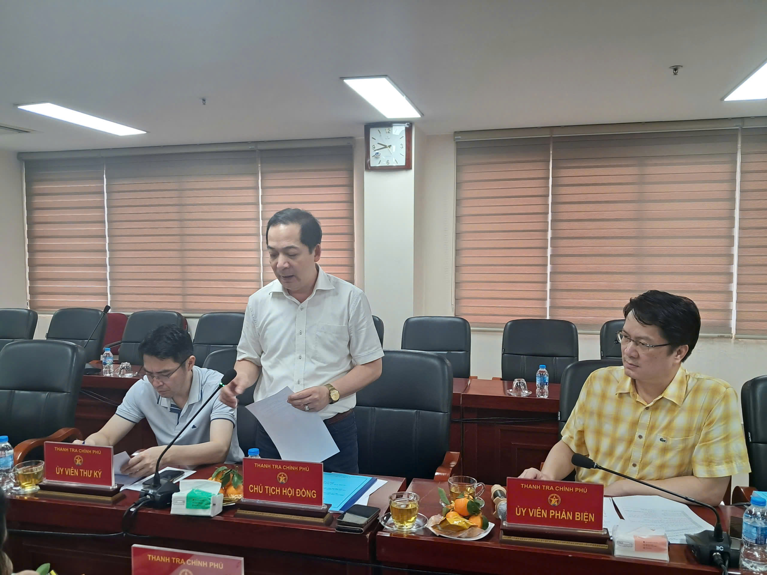 Hội nghị nghiệm thu đề tài khoa học cấp cơ sở: “Chuyển đổi số trong quản lý hồ sơ của Thanh tra Chính phủ”