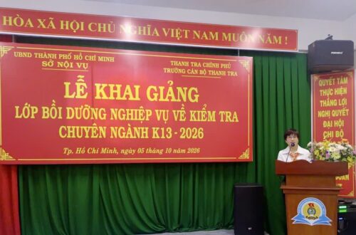 Bồi dưỡng nghiệp vụ kiểm tra chuyên ngành gắn với thực tiễn