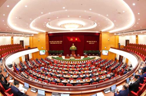 Hình ảnh tại phiên khai mạc Hội nghị Trung ương 4 khóa XIV