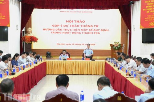 Lấy ý kiến hoàn thiện dự thảo Thông tư hướng dẫn hoạt động thanh tra