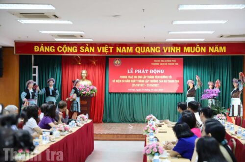 Trường Cán bộ Thanh tra phát động thi đua hướng tới kỷ niệm 50 năm thành lập