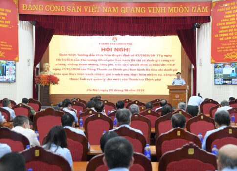 Hội nghị trực tuyến toàn quốc quán triệt, hướng dẫn thực hiện Bộ chỉ số về phòng, chống tham nhũng và Bộ tiêu chí về trách nhiệm giải trình