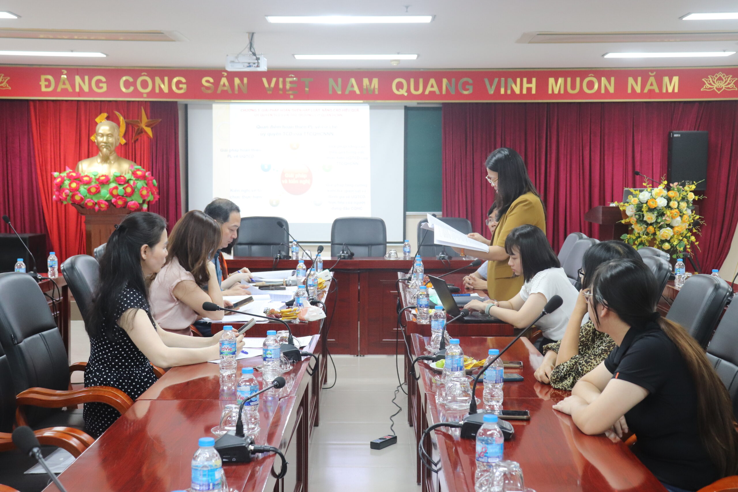 Hội nghị nghiệm thu đề tài cấp cơ sở: “Ủy quyền tiếp công dân của thủ trưởng cơ quan hành chính nhà nước”